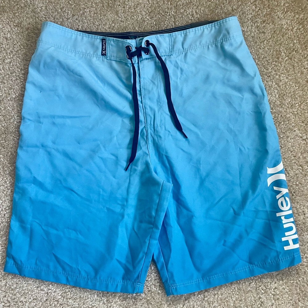 NWT Hurley kids Blue Swim Shorts